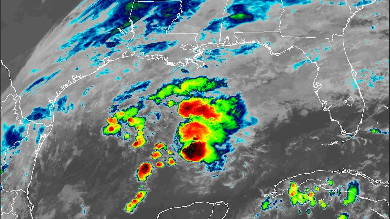 Tropical System In Gulf Of Mexico Could Bring Heavy Rain To New Orleans ...