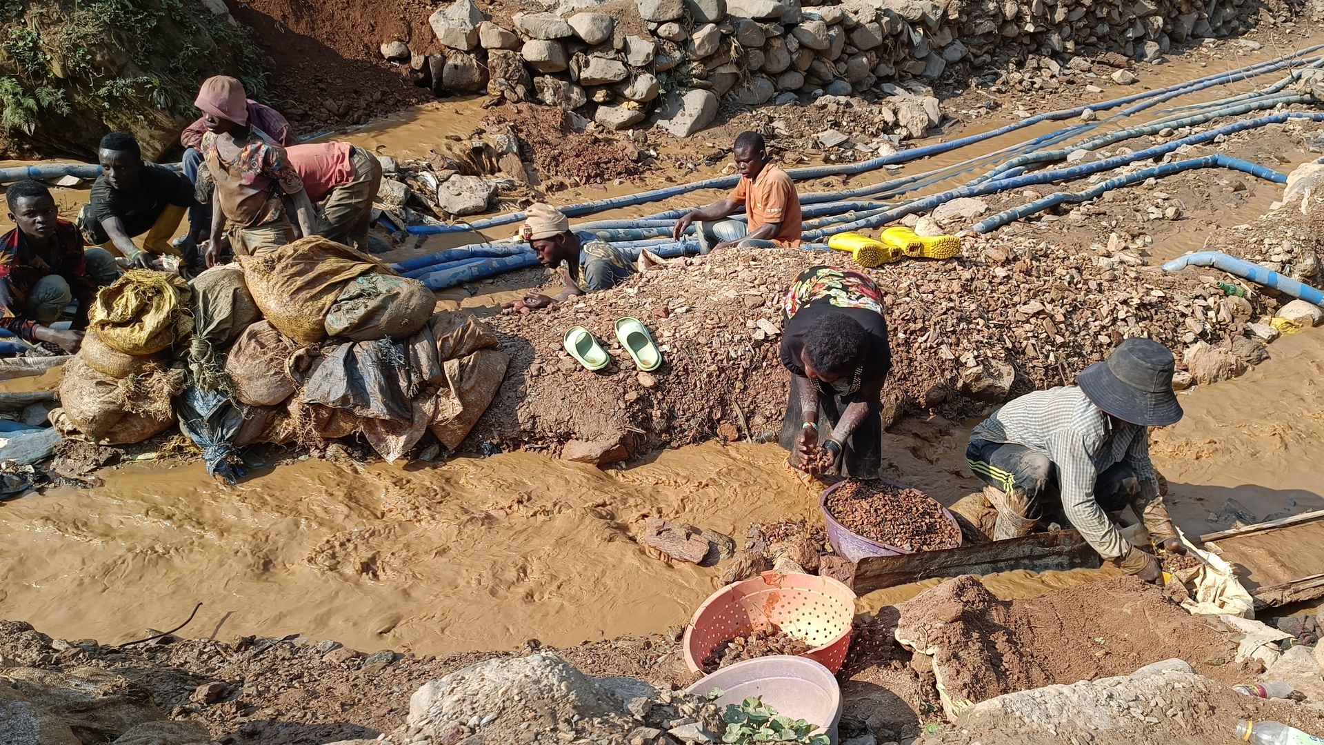 Cobalt mine in the Congo