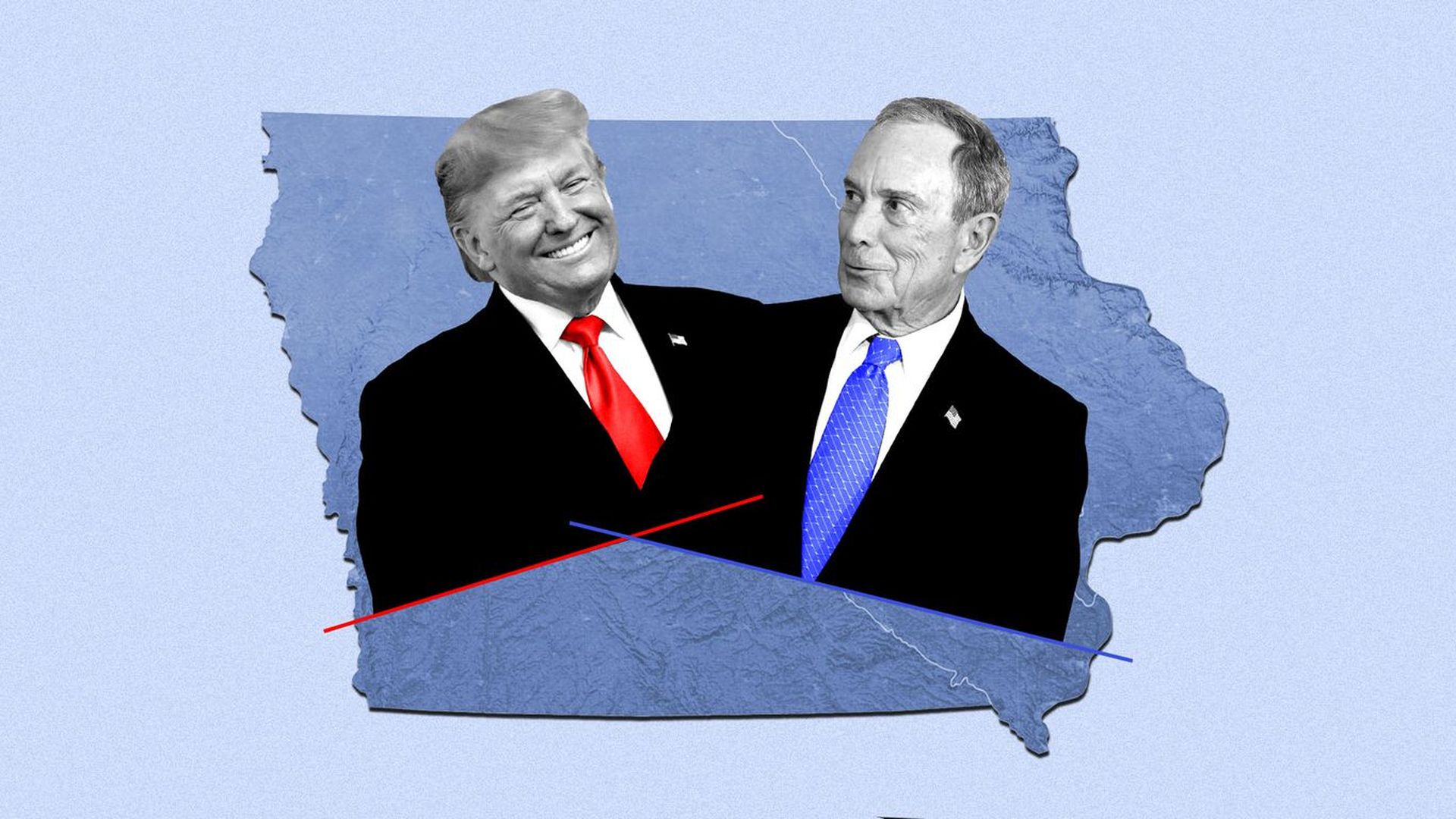  Donald Trump and Michael Bloomberg