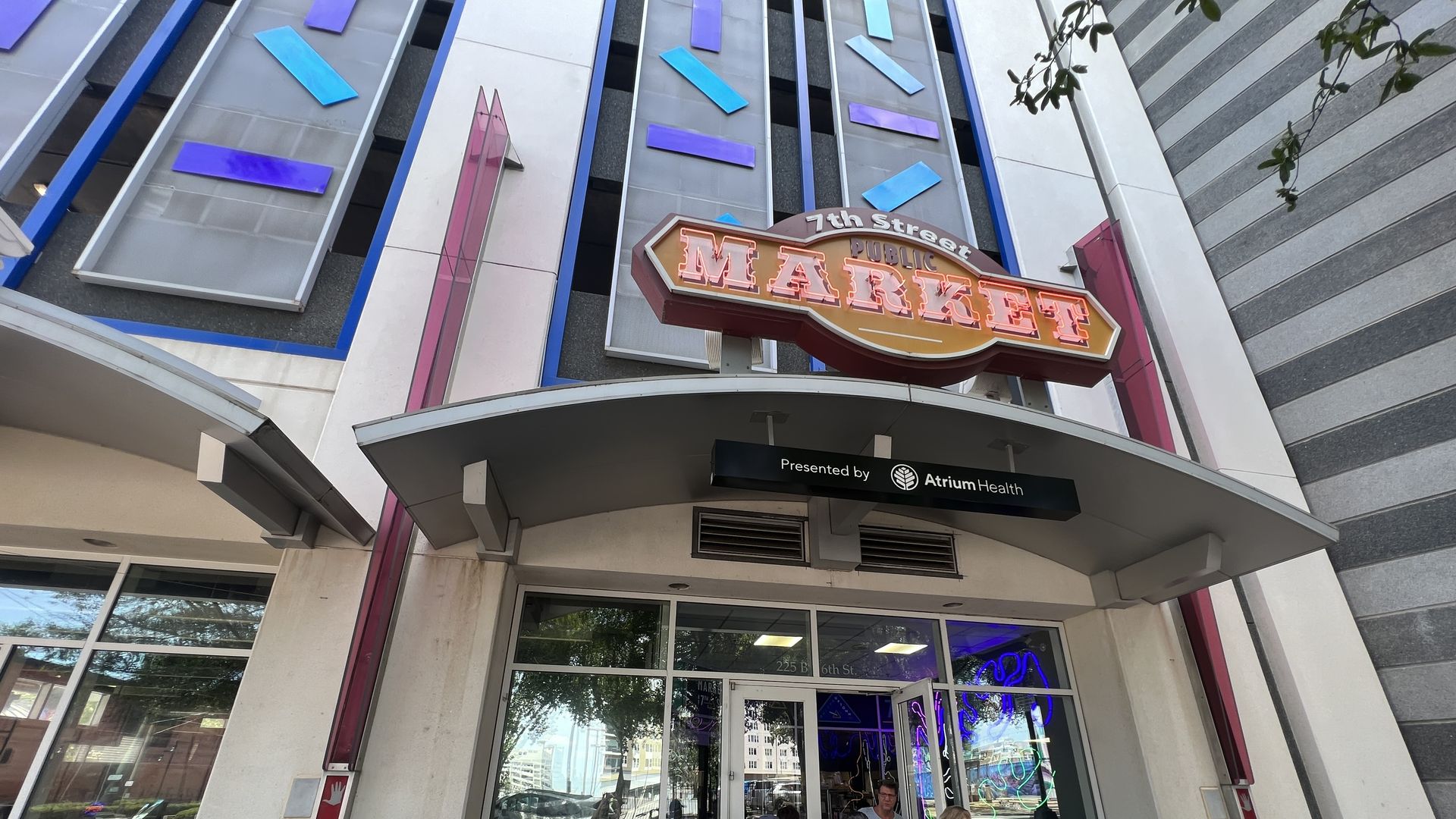 outside signage of the Market on 7th Street in Uptown