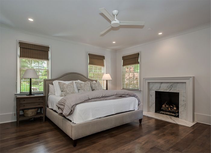 Home of the Year modern tudor concept master bedroom