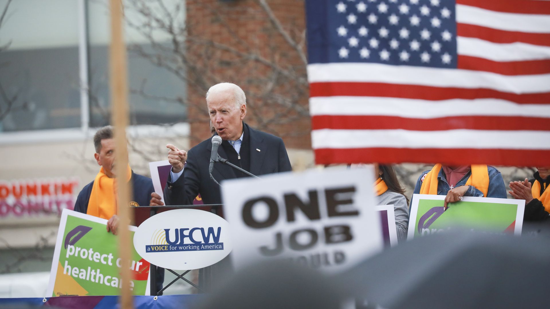 Former vice president Joe Biden