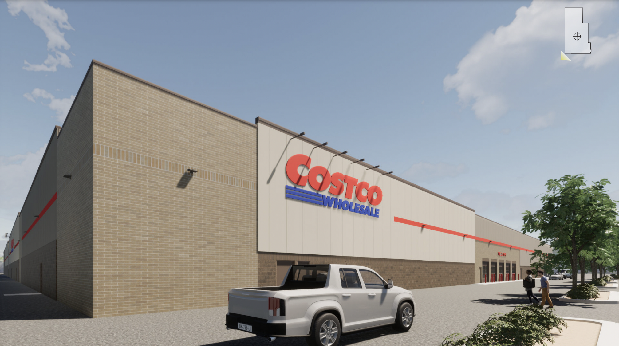 Costco tire center rendering