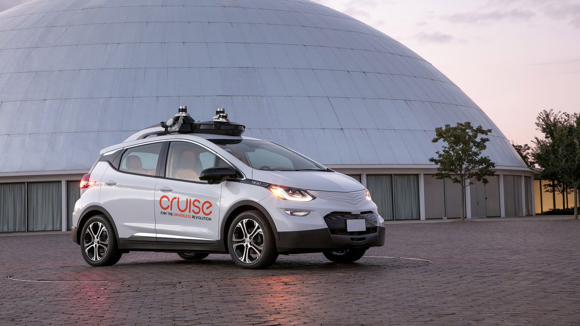 A self-driving car from GM's Cruise autonomous vehicle unit
