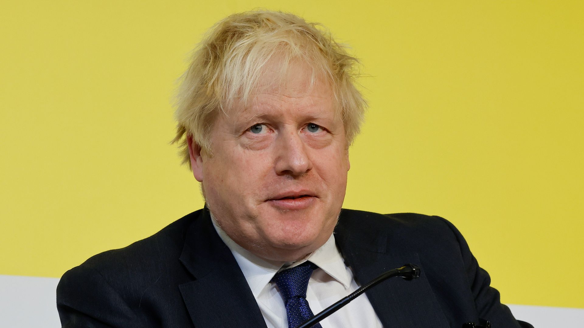 Boris Johnson, former UK prime minister, during an event on the sidelines of day three of the World Economic Forum (WEF) in Davos, Switzerland, on Thursday, Jan. 19.