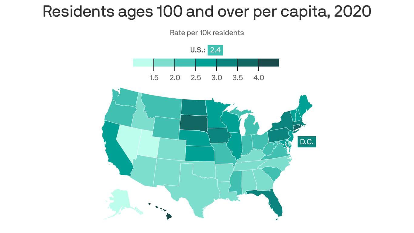 Where America's oldest residents live