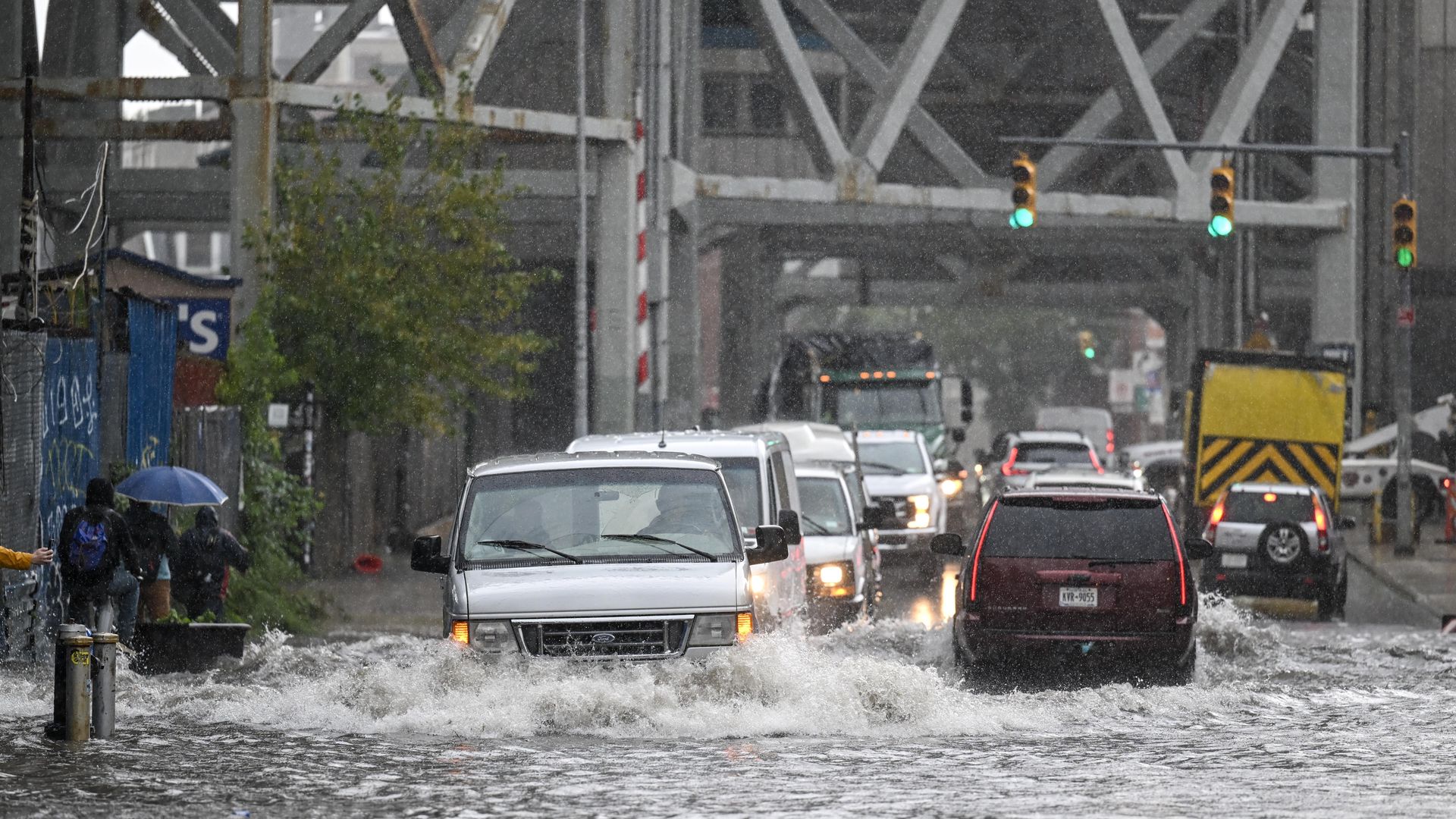 "Lifethreatening" flooding hits New York City metro area, stalling travel