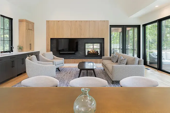 156 Brookwood Rd. fireplace living room