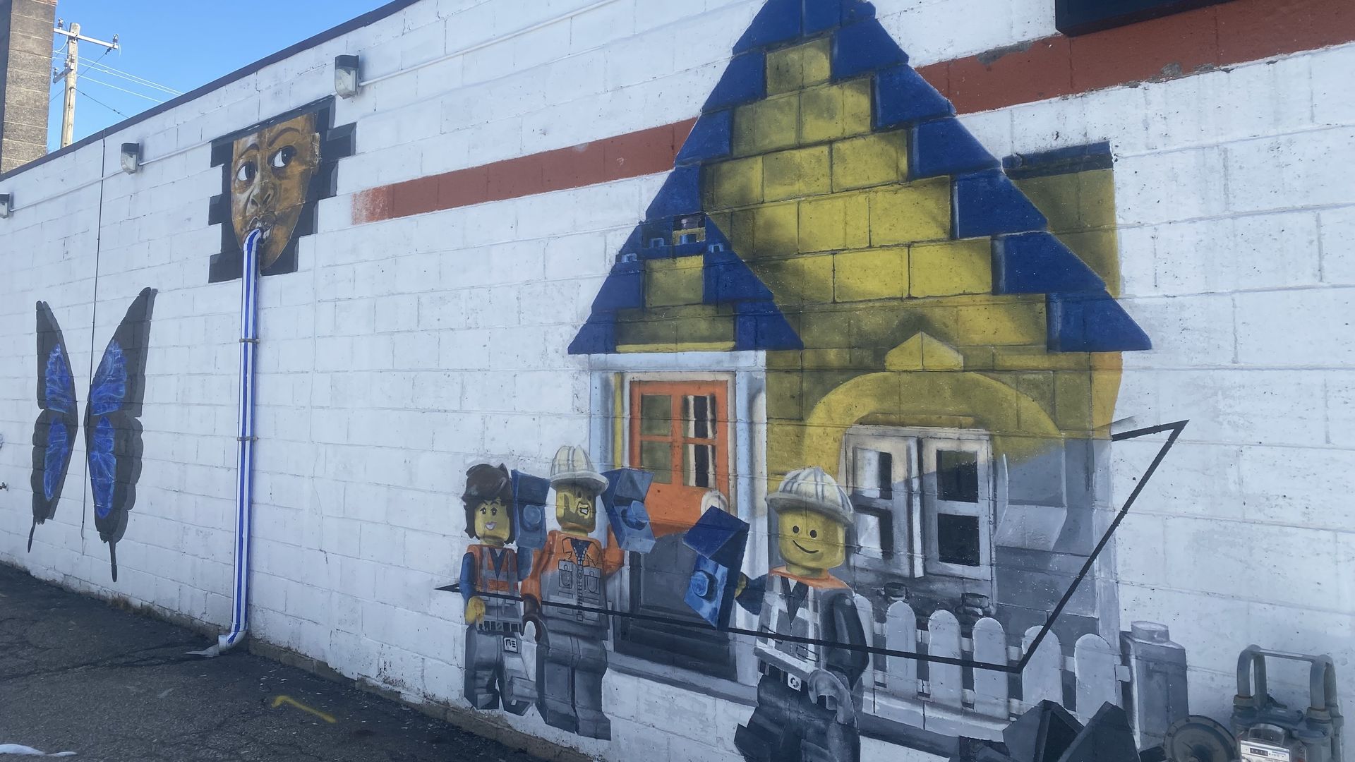 Lego mural