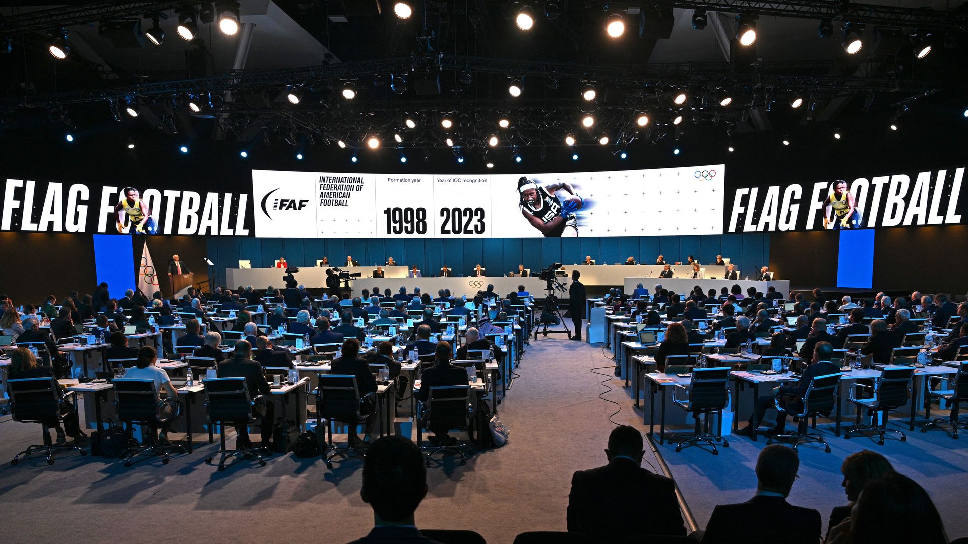 Unveiling of the new sports for the 2028 Olympics in Los Angeles.