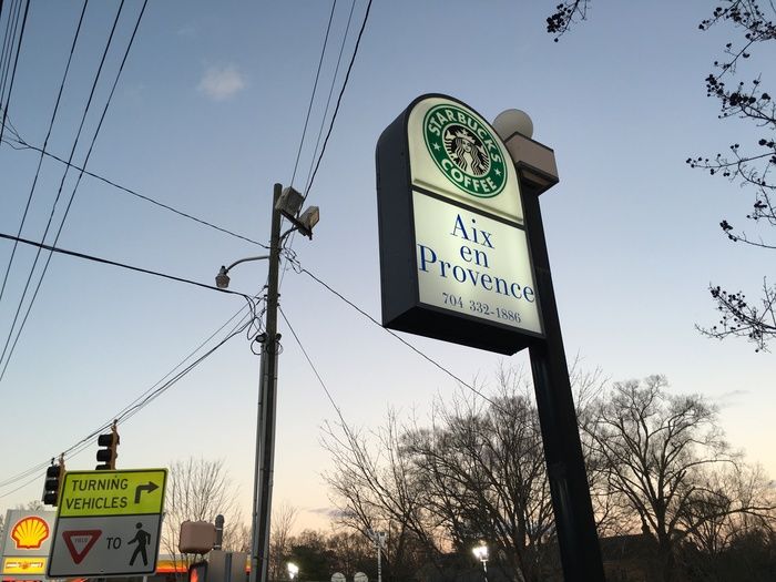 aix en provence restaurant sign 