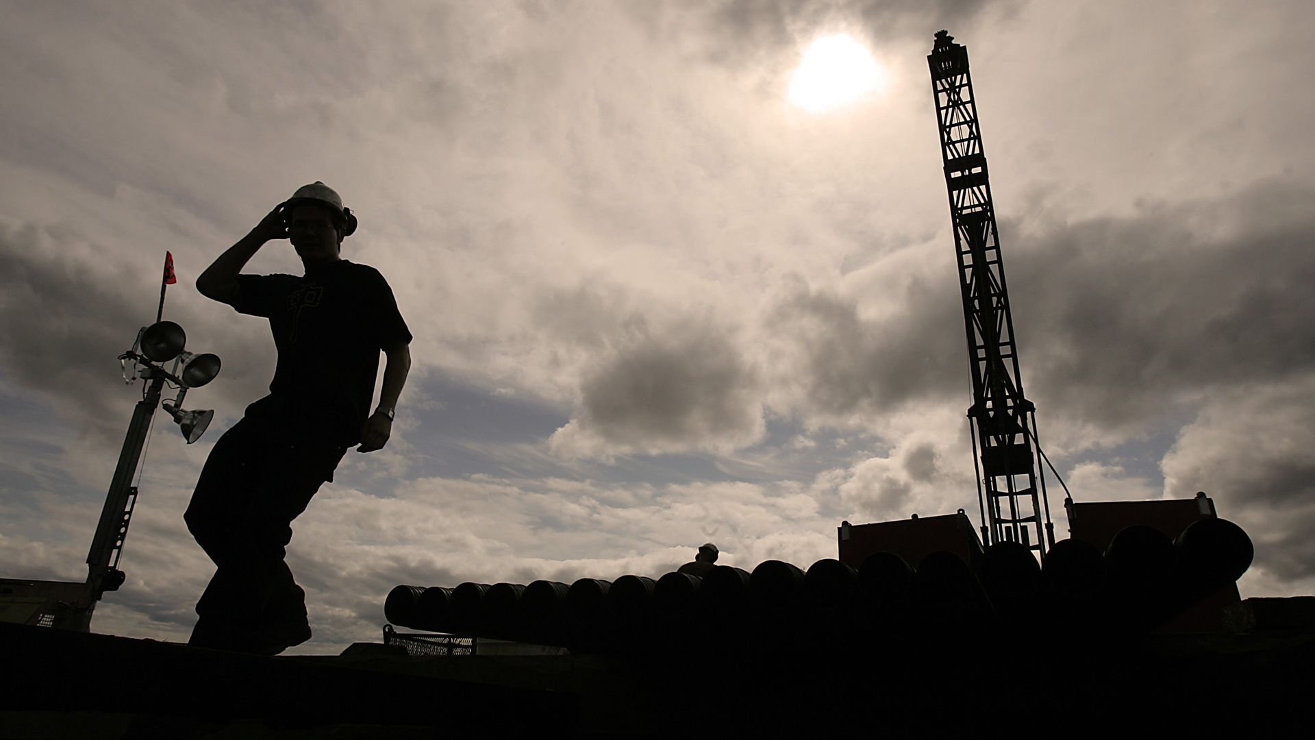 drilling rig in the Pebble Mine East site near the village of Iliamna, Alaska. Analysis on core samples drilled from the site show large desposits of copper and gold.