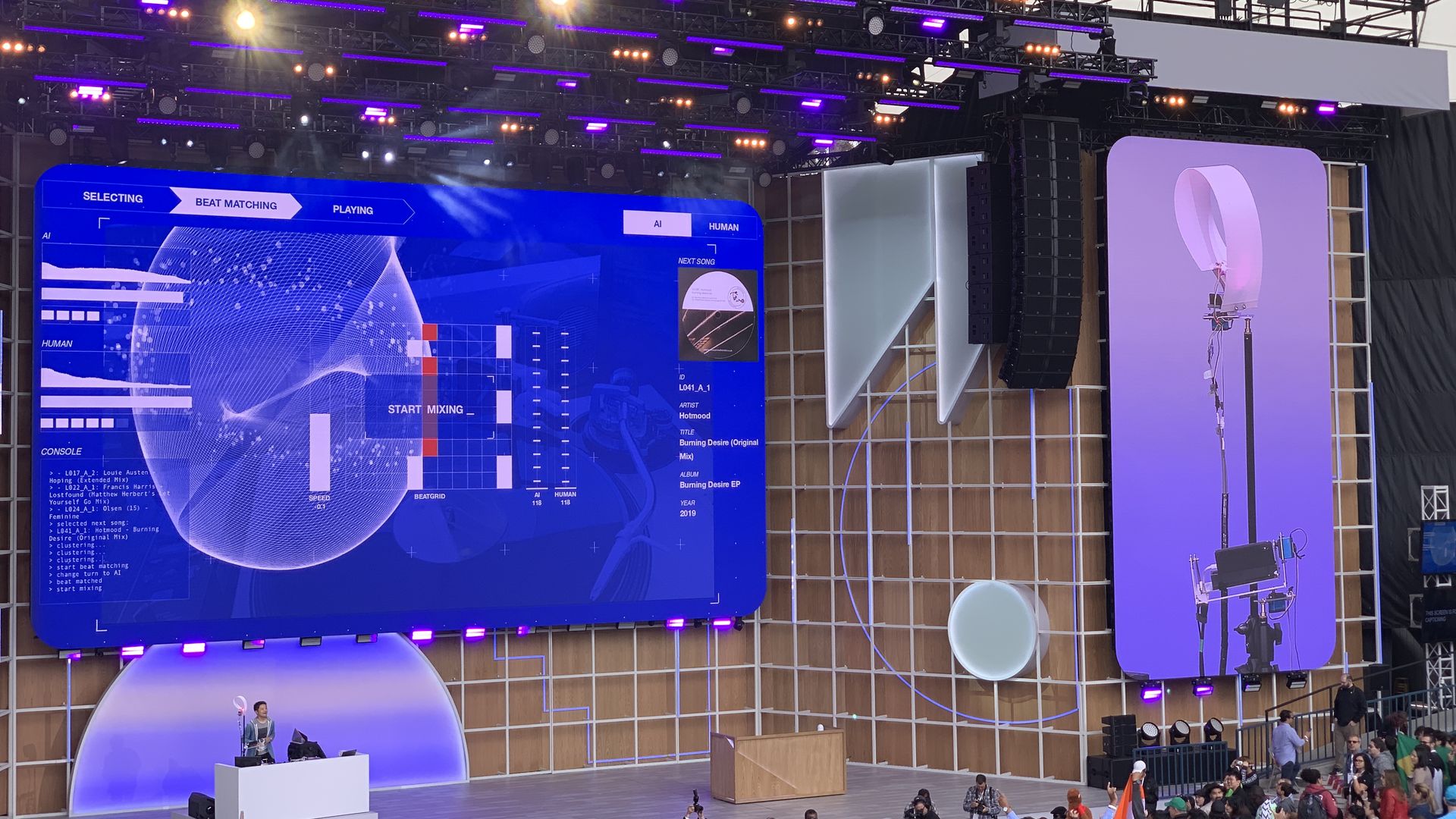An AI-based and human DJ team up to open Google I/O