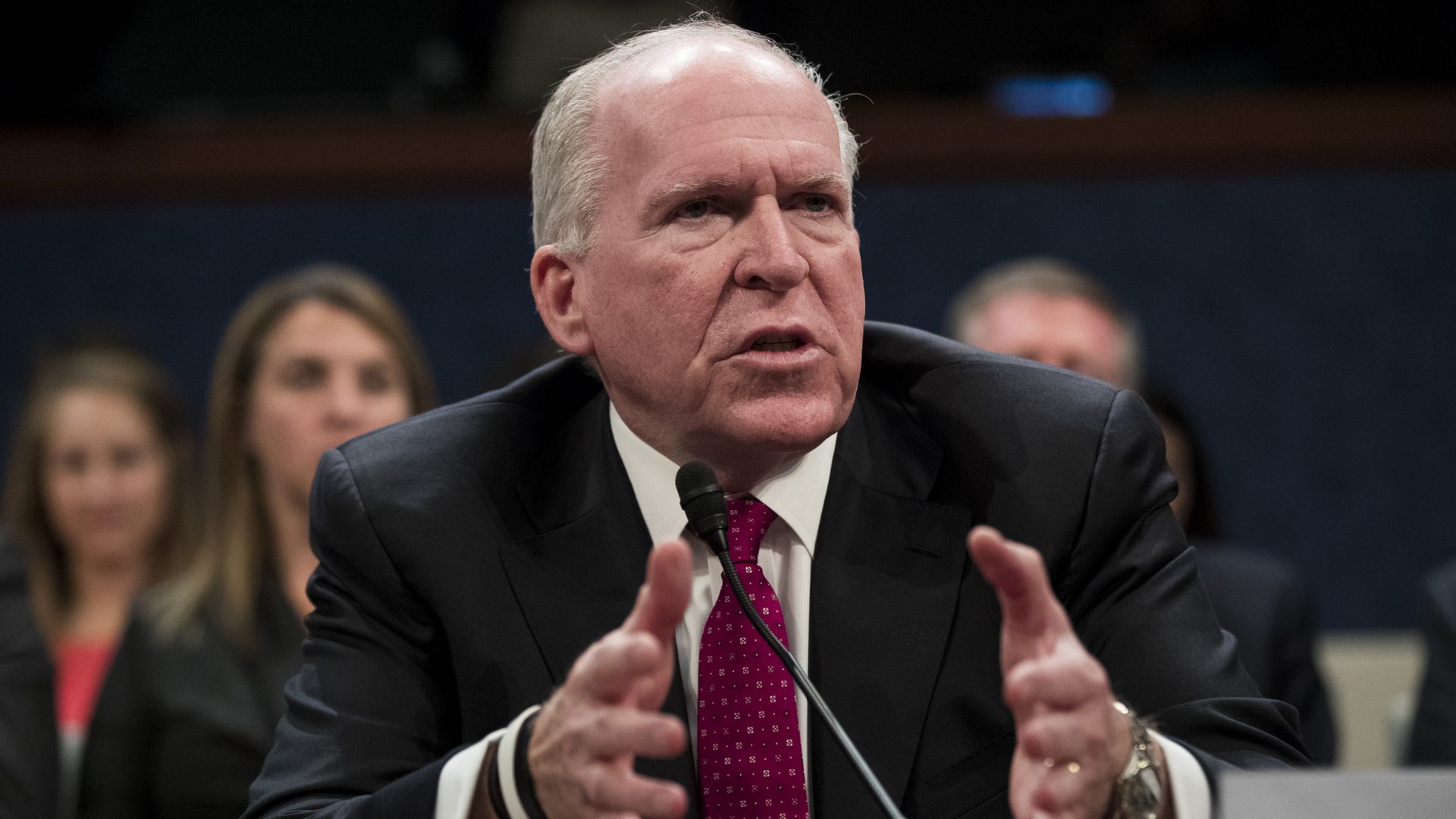 John Brennan says the Mueller probe has yet to address issues of criminal conspiracy involving Russia.