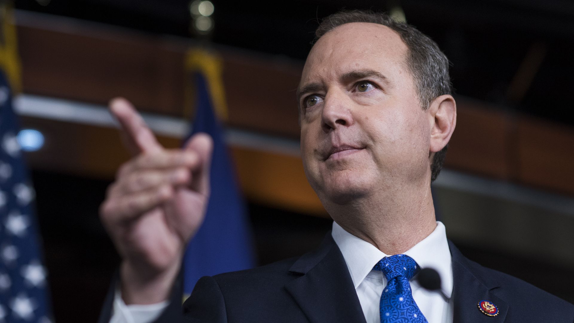 Adam Schiff, D-Calif., conducts news conferenceon the transcript of a phone call between President Trump and Ukrainian President Volodymyr Zelensky on Wednesday, September 25,