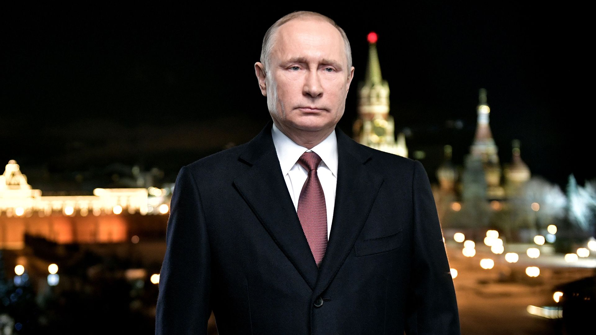 Vladimir Putin looking slightly unhappy