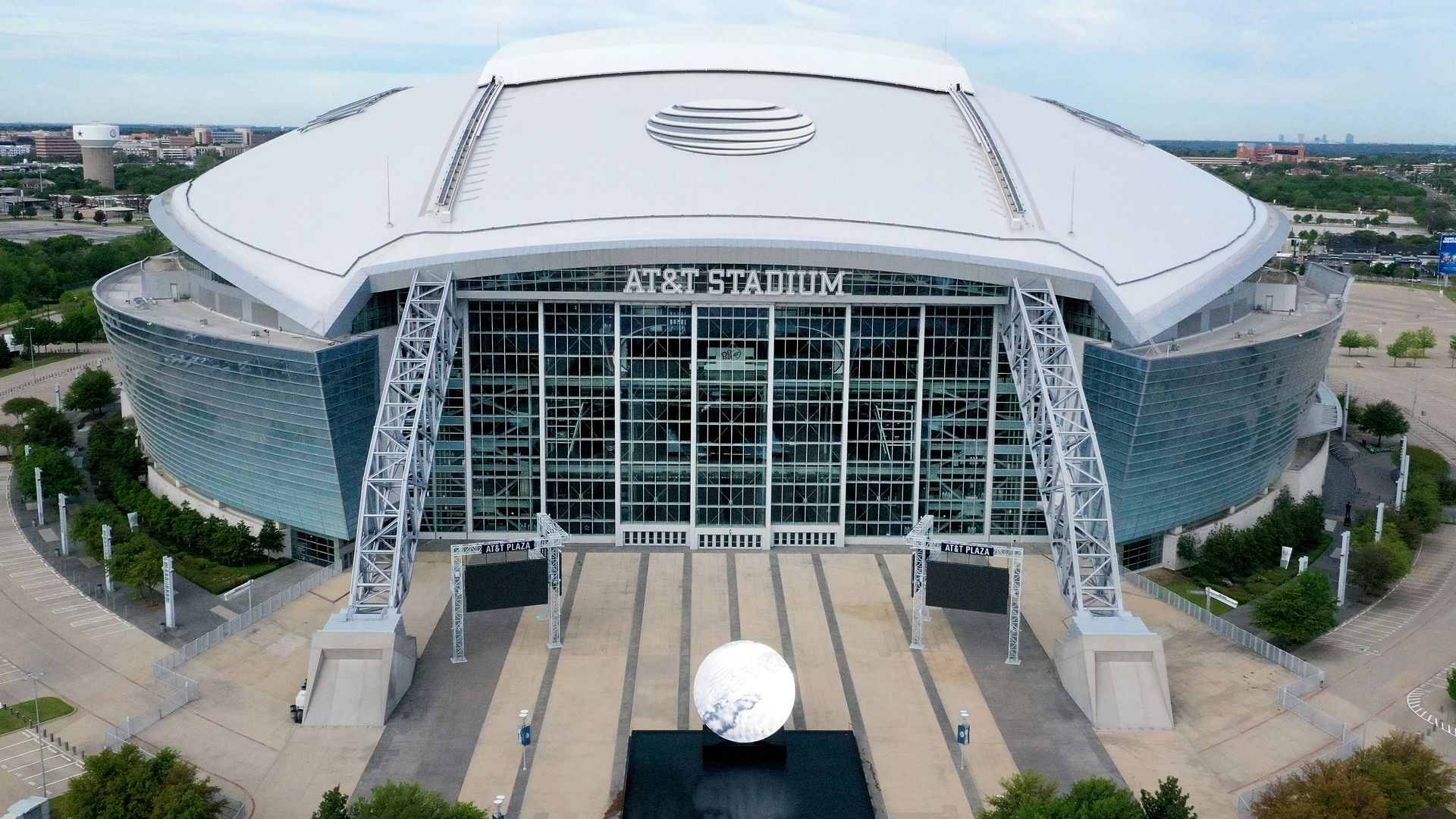 AT&T Stadium, where the Dallas Cowboys NFL football