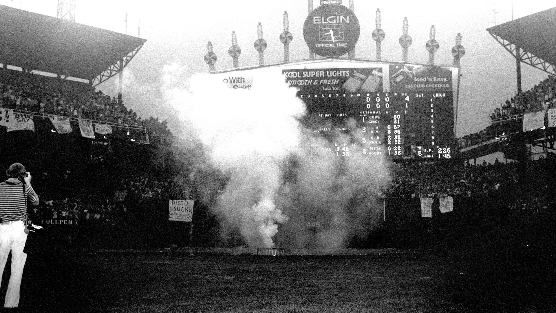 Old photo of Comiskey Park