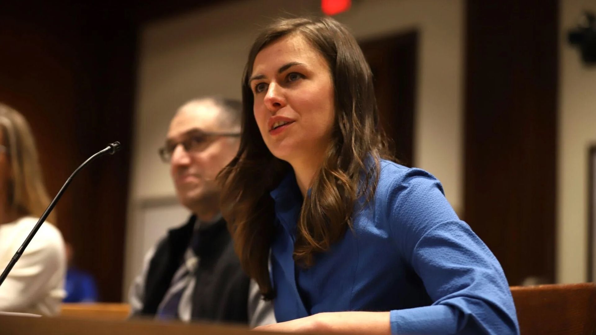 Emily Oneschuk, a U.S. Navy veteran and grassroots campaign director of the psychedelics ballot question 