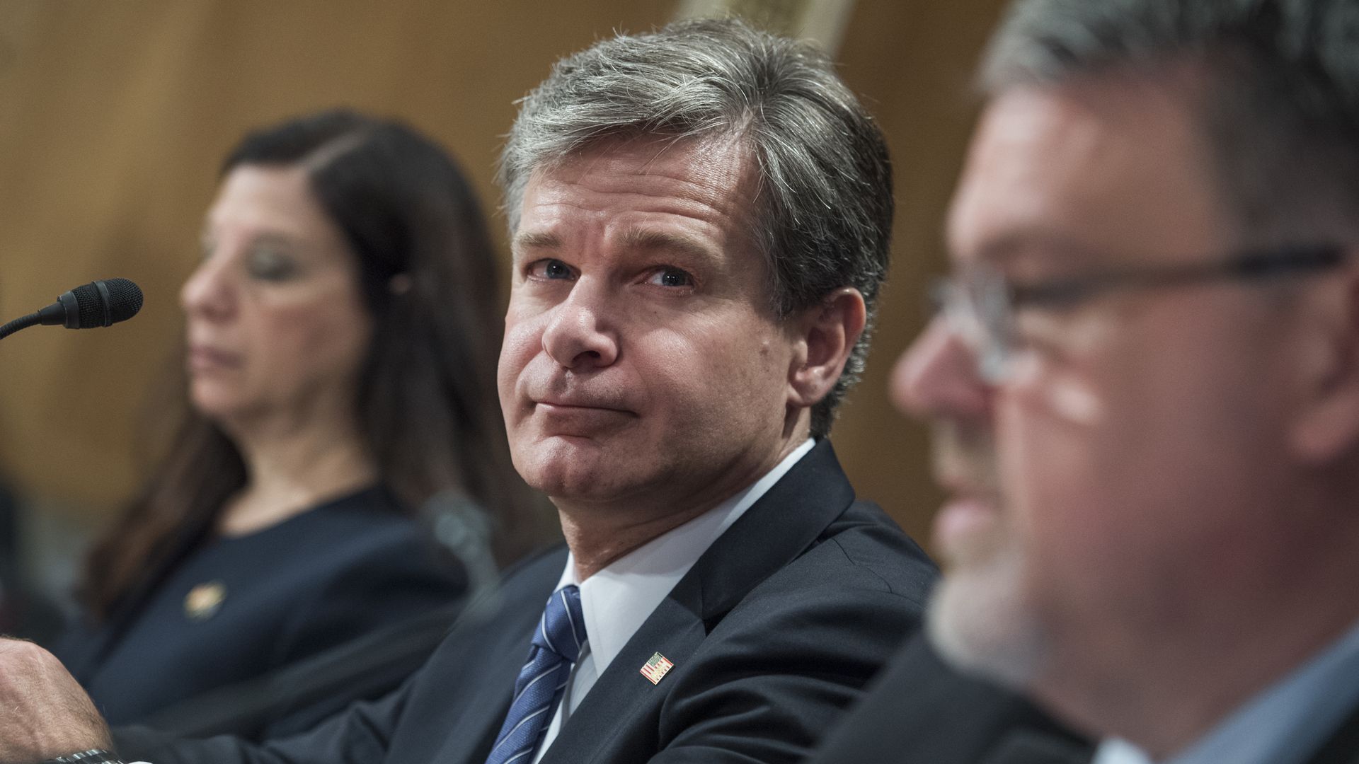 FBI chief Chris Wray.