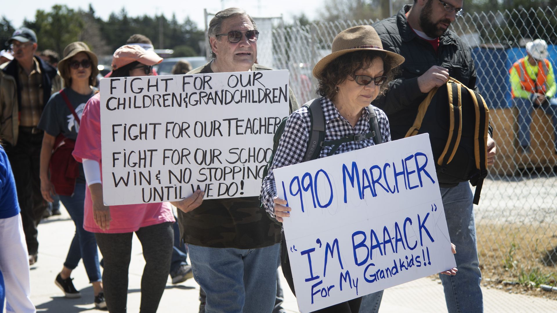 Teachers striking in Oklahoma