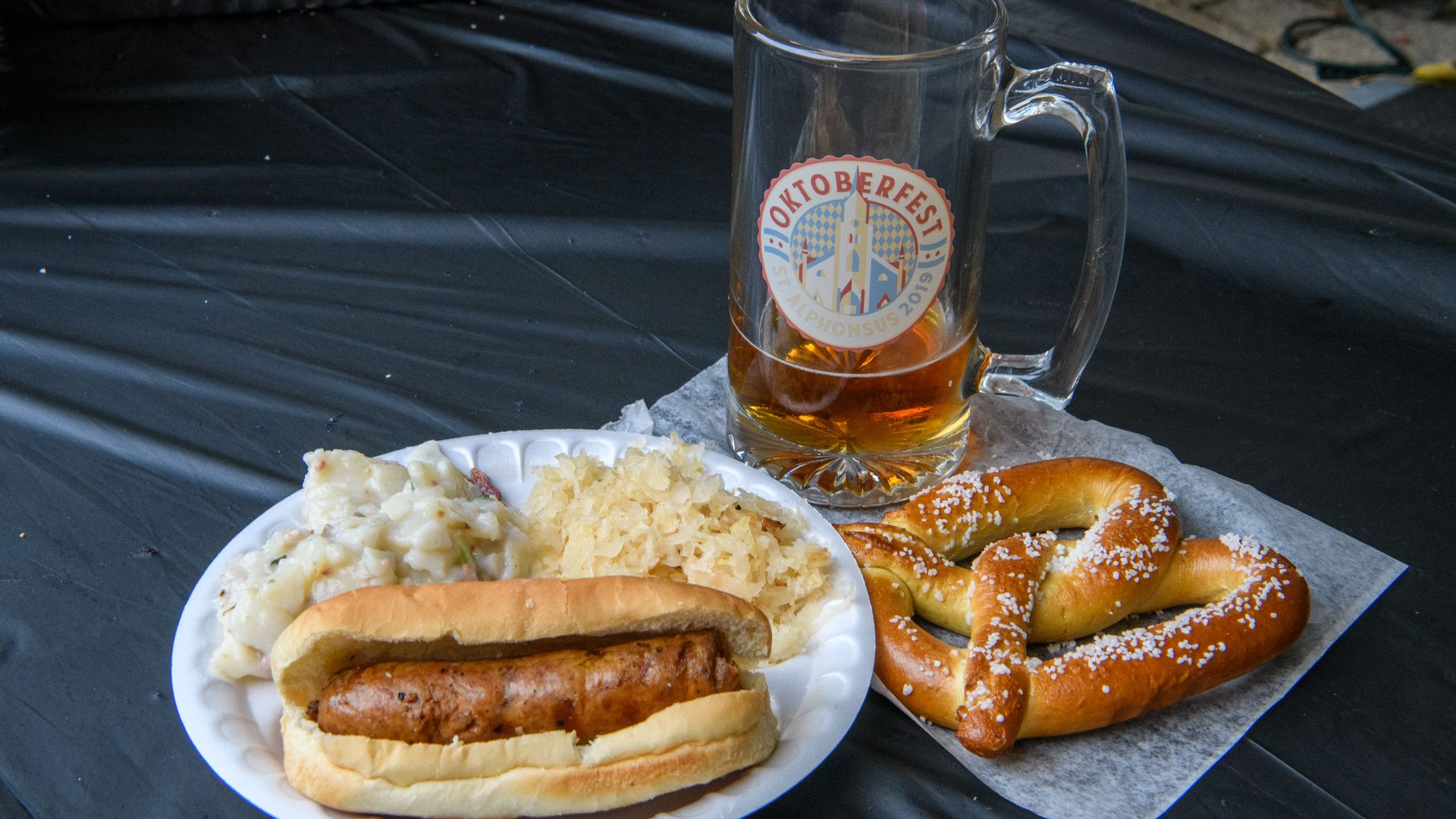 Beer and brats and pretzels