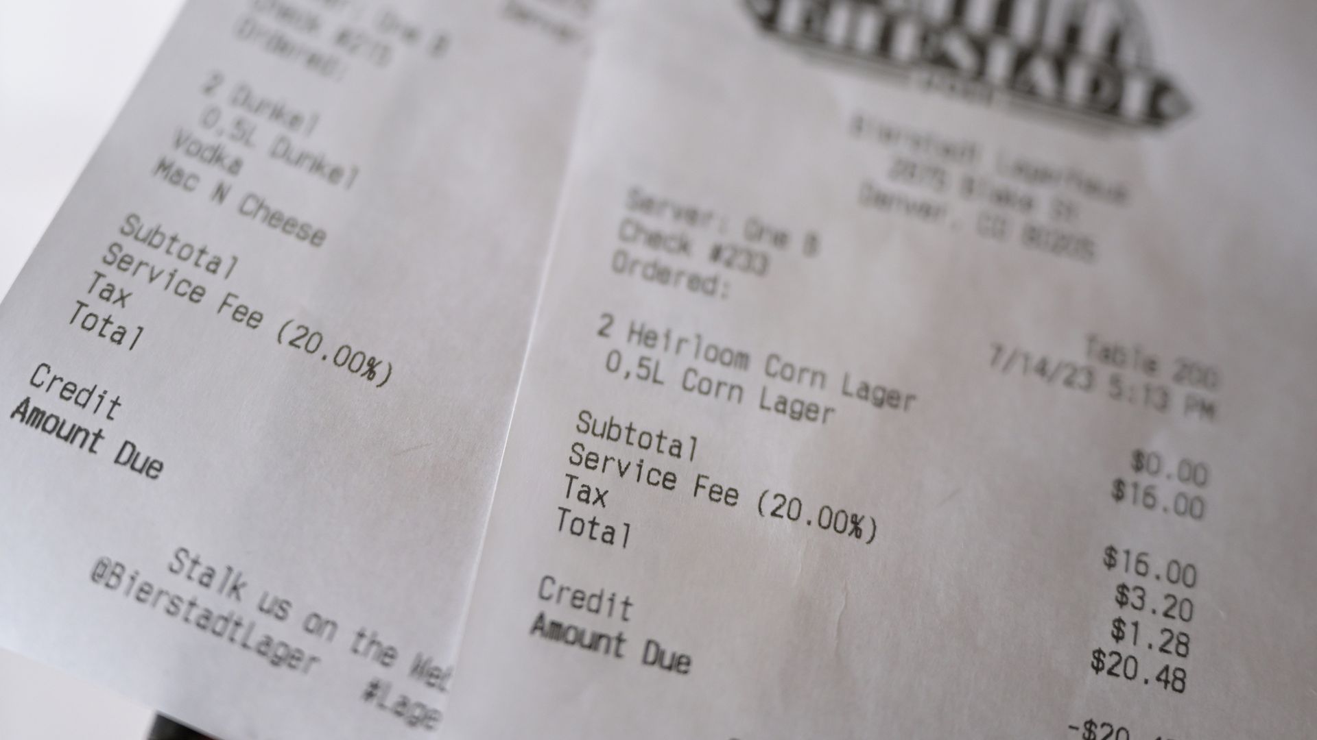 Service fees are clarified at DC restaurants by the attorney general