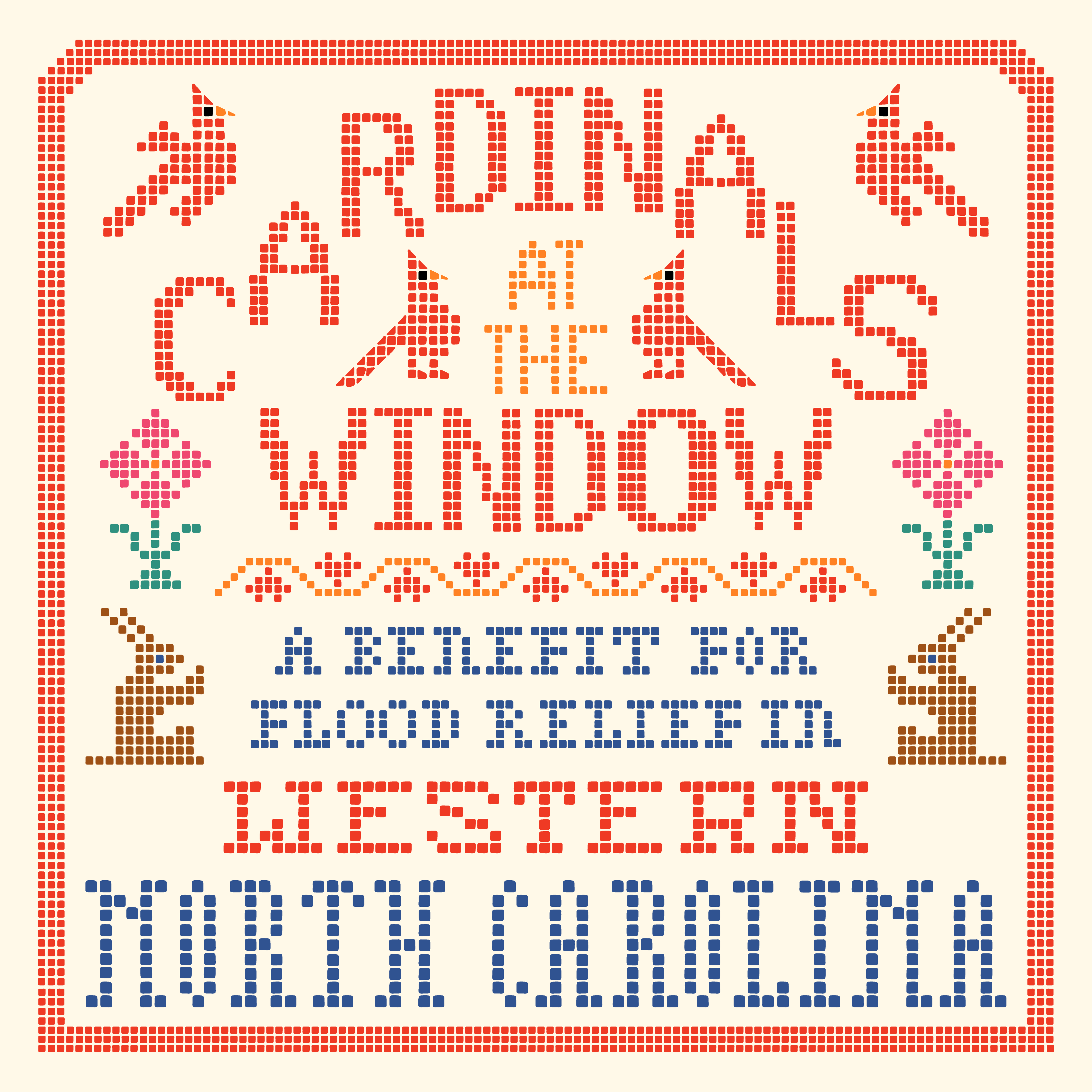 The album artwork for "Cardinals at the Window" 