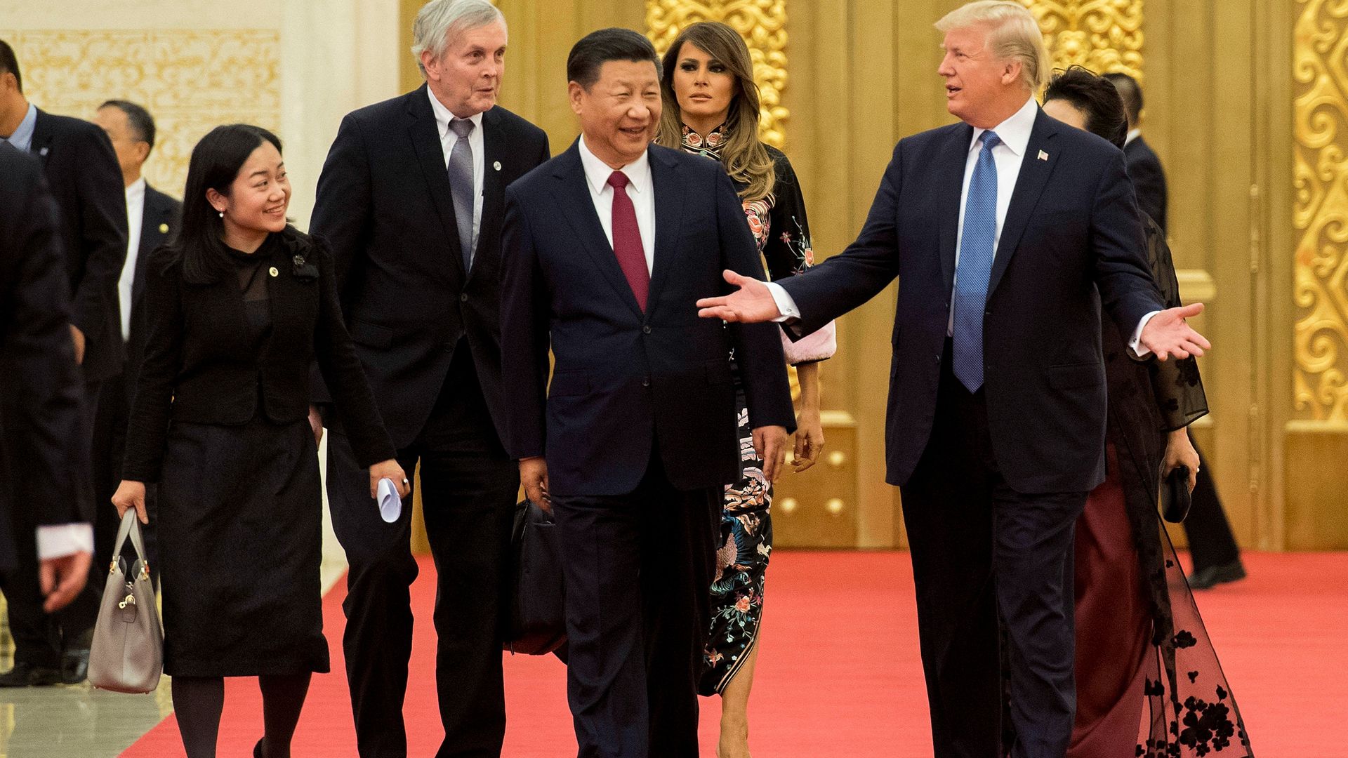 Presidents Donald Trump and Xi Jinping. 
