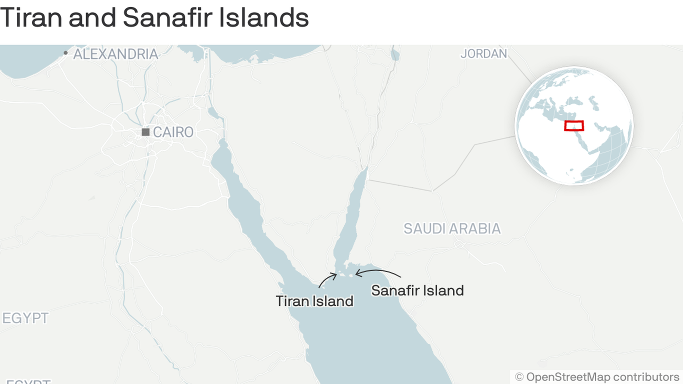 U.S. quietly negotiating among Saudis, Israelis and Egyptians on Red Sea islands transfer - Axios