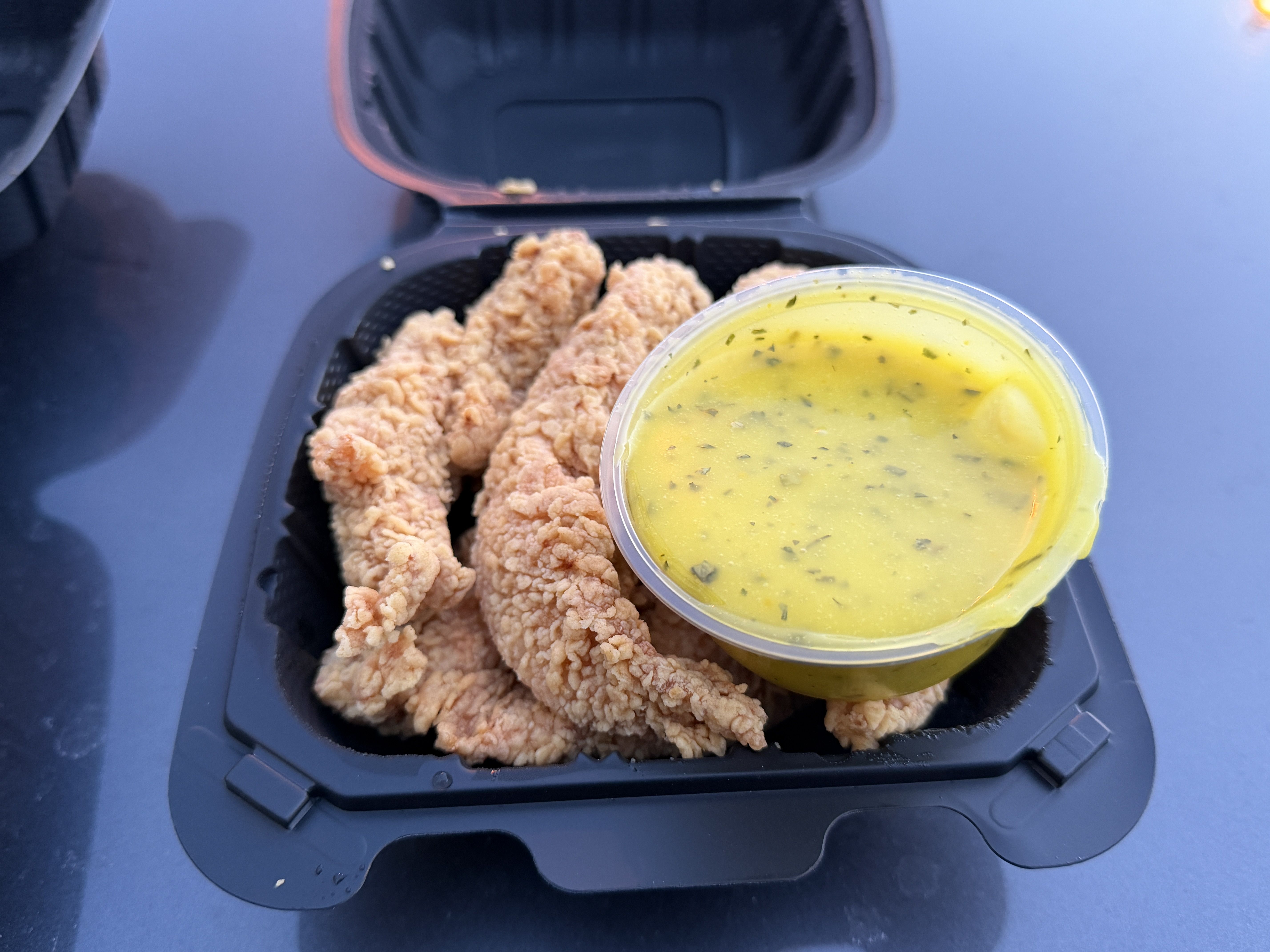 Chicken fingers and a dip