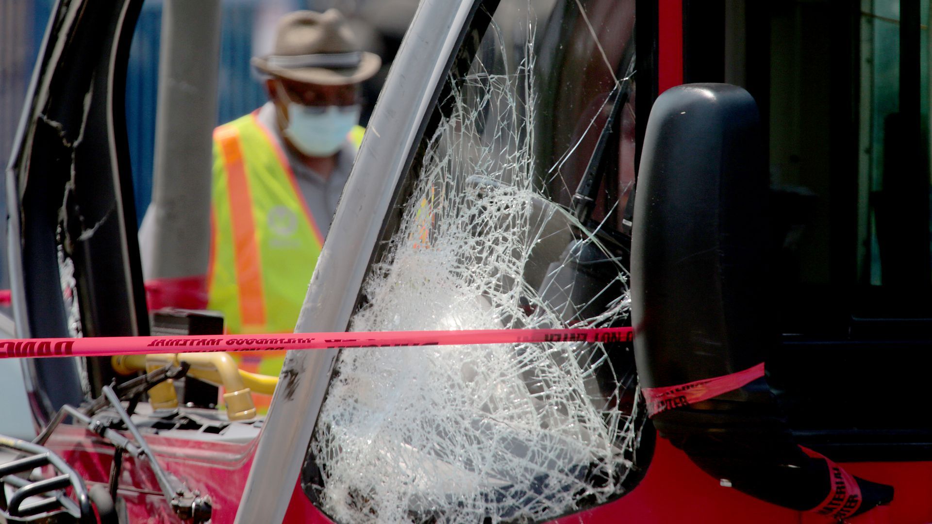 An impaired driver was critically injured in this crash. Photo: Luis Sinco/Los Angeles Times via Getty Images