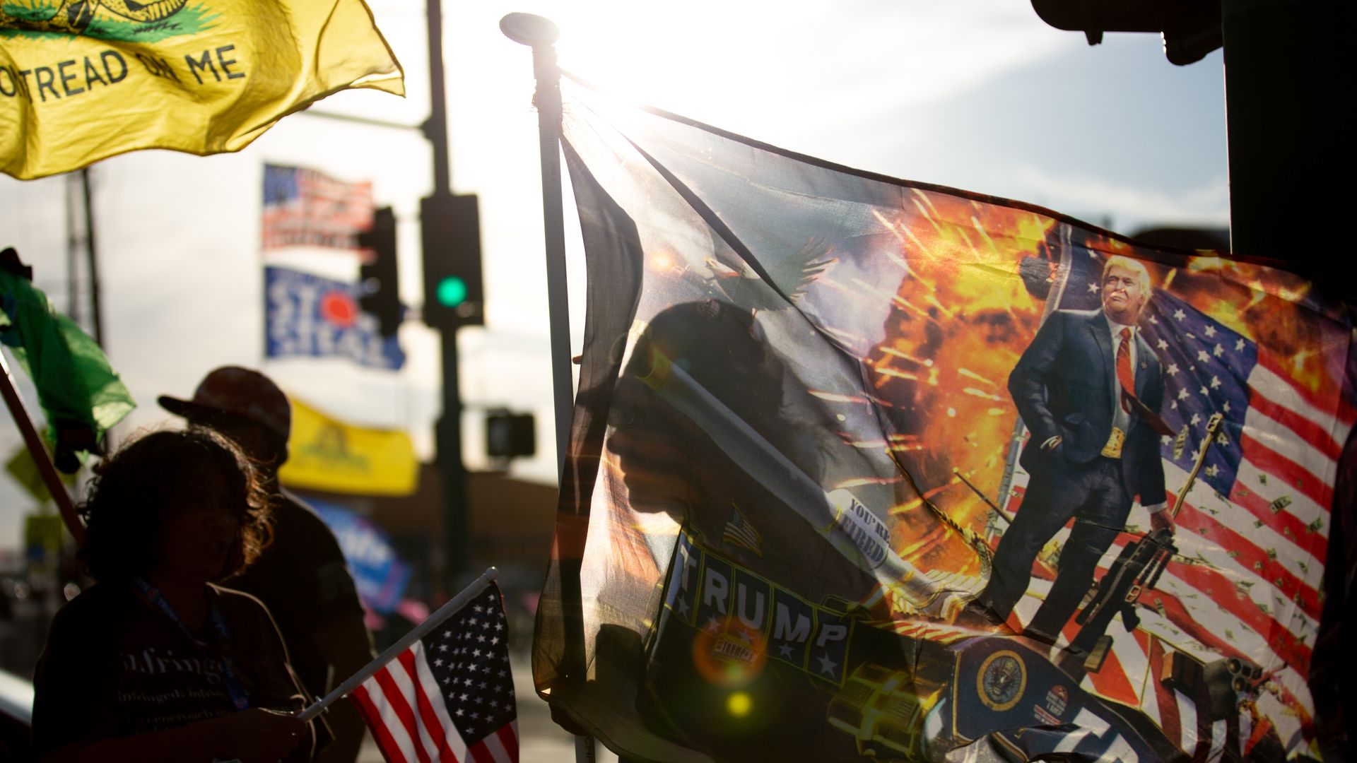 Pro-Trump protestors in AZ