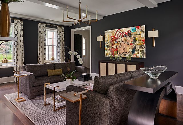 Queens Road West renovation by Bryan Gerrard living room