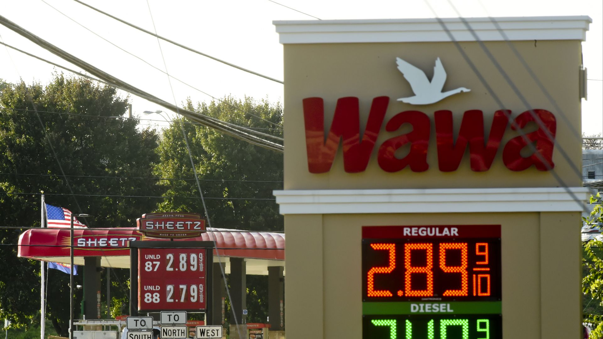 Wawa and Sheetz Wawa and Sheetz are a few blocks apart along Lancaster Avenue in Cumru Township. Photo by Bill Uhrich 10/10/2018 (Photo By MediaNews Group/Reading Eagle via Getty Images)