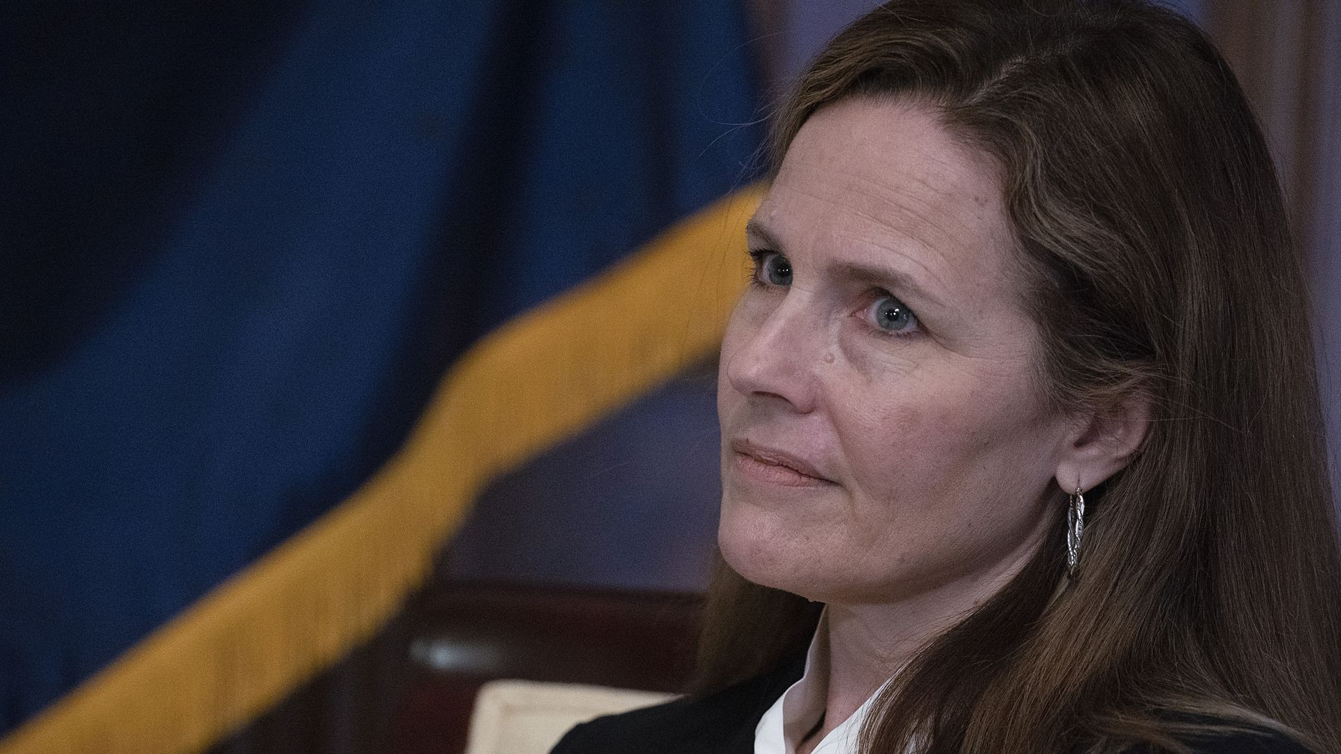 Amy Coney Barett sits 