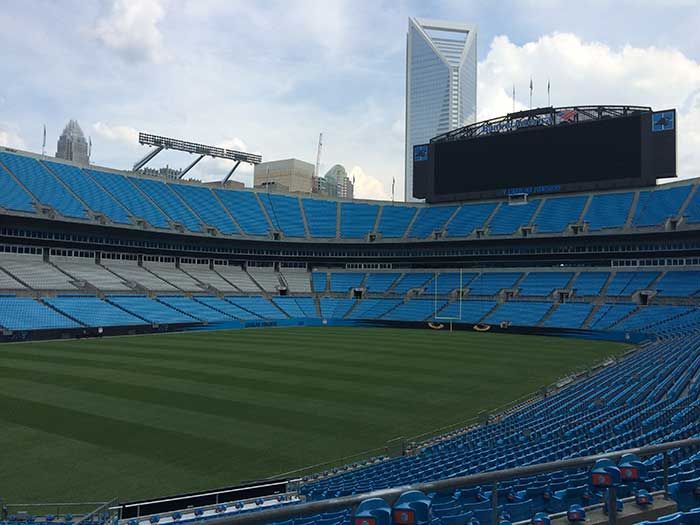 uptown from bank of america stadium