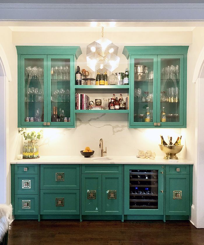 Style Hostess Home Tour bar