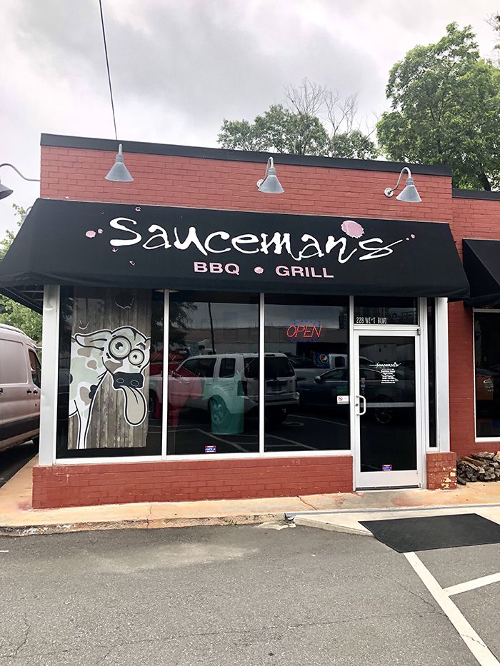 Sauceman's BBQ South End exterior