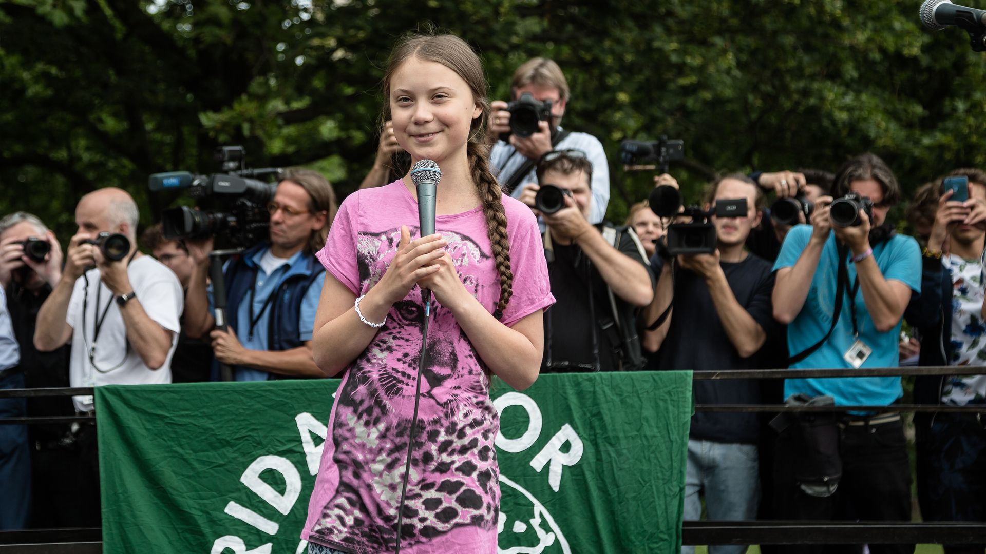 Greta Thunberg.