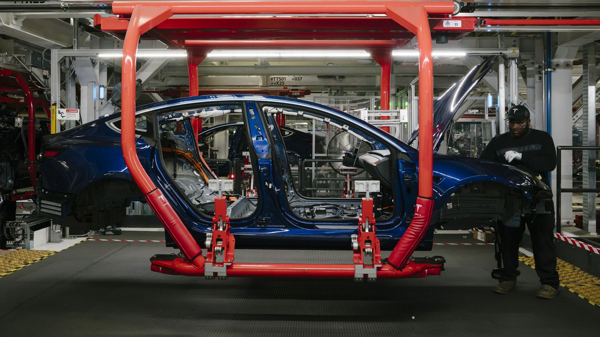 Tesla factory in california