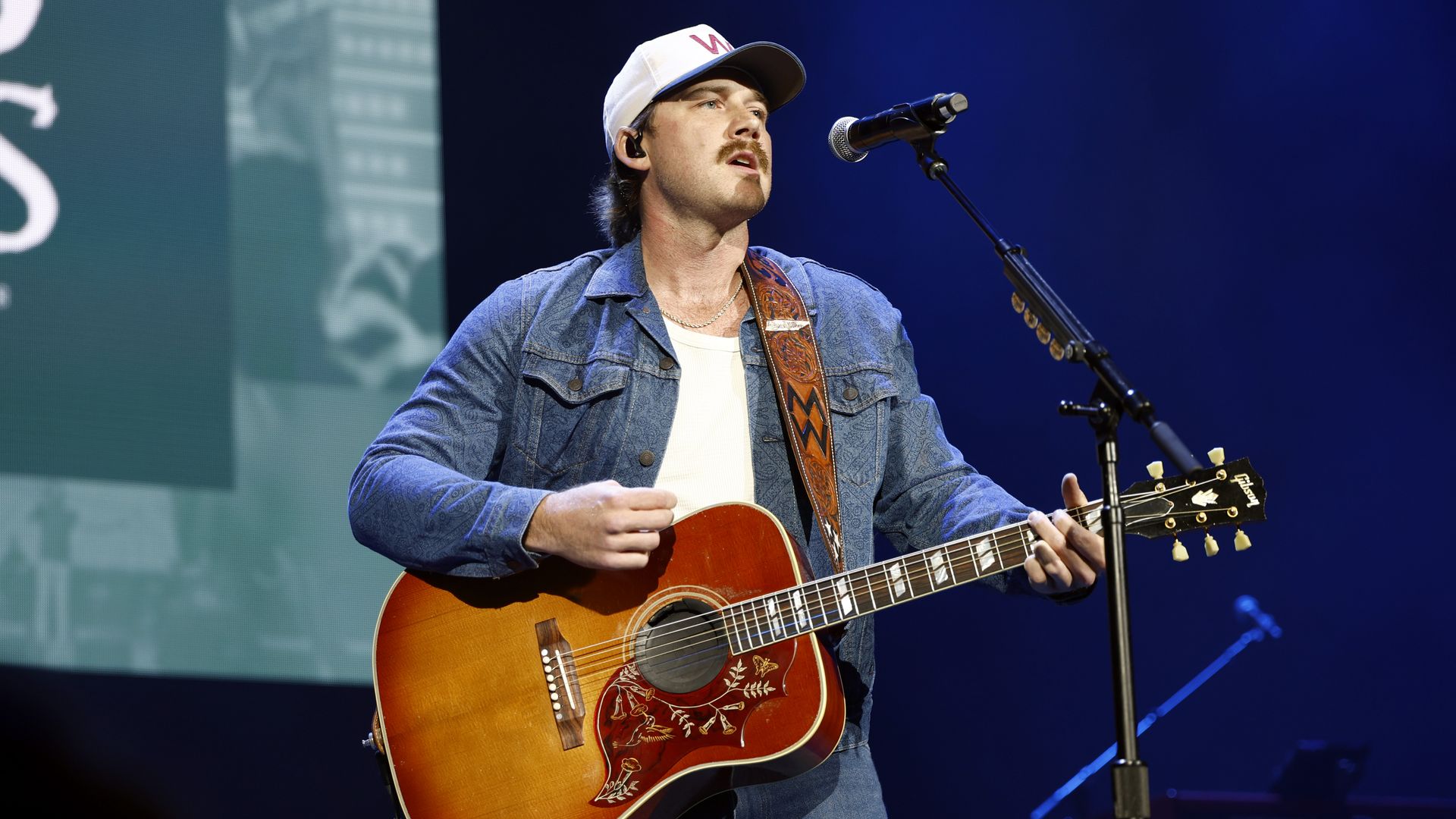 Morgan Wallen performs onstage for the 16th Annual Darius and Friends St. Jude Benefit at Ryman Auditorium on June 02, 2025 in Nashville, Tennessee.