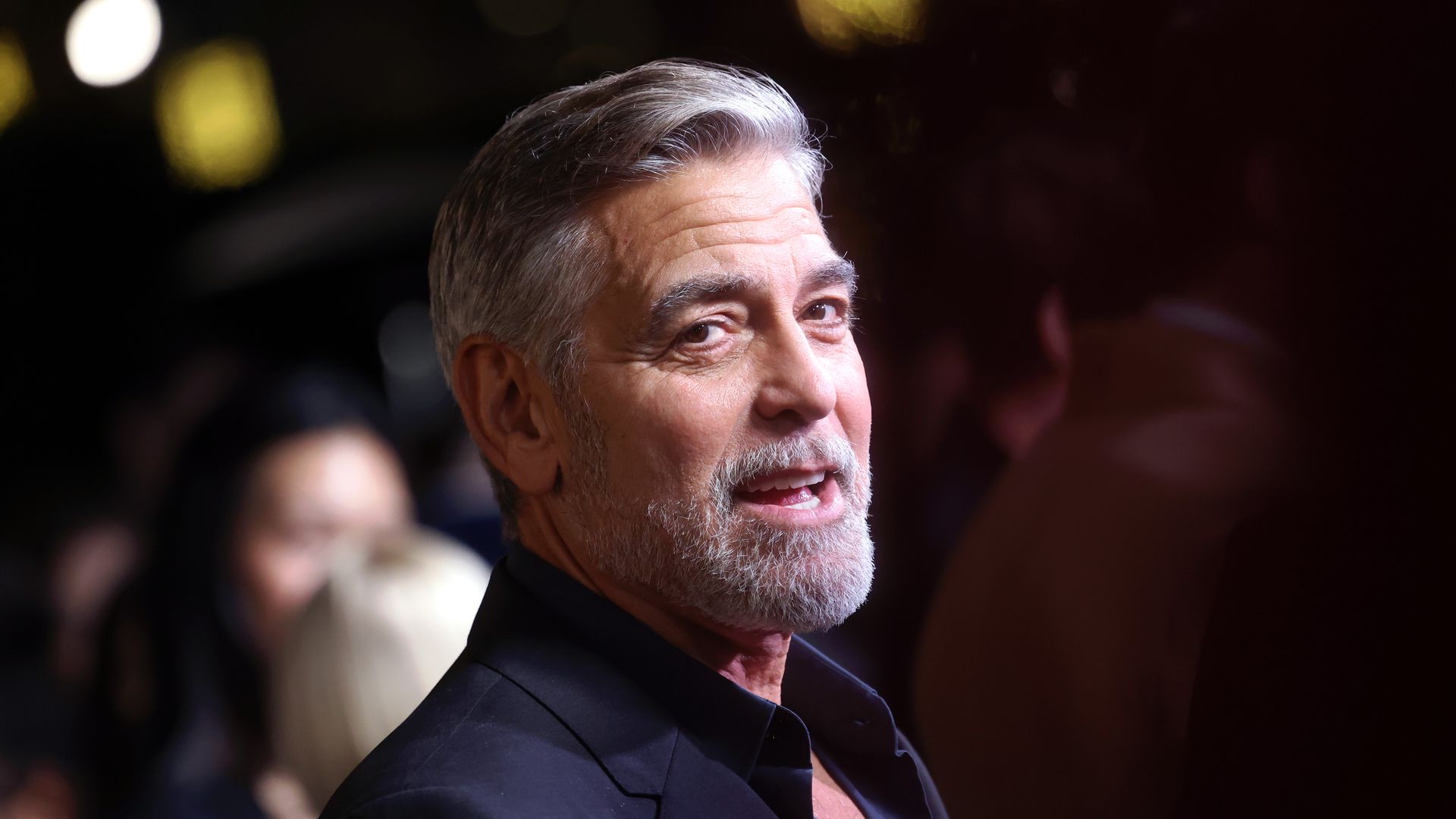 George Clooney attends the Amazon MGM Studios Los Angeles premiere of "The Boys in the Boat" at the Samuel Goldwyn Theater on December 11, 2023 in Beverly Hills, California