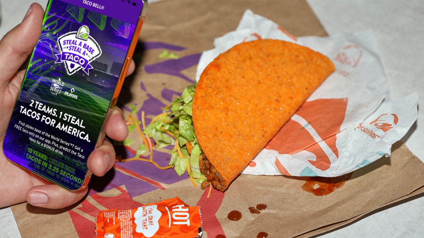 Taco Bell free taco World Series "Steal a Base" deal back with