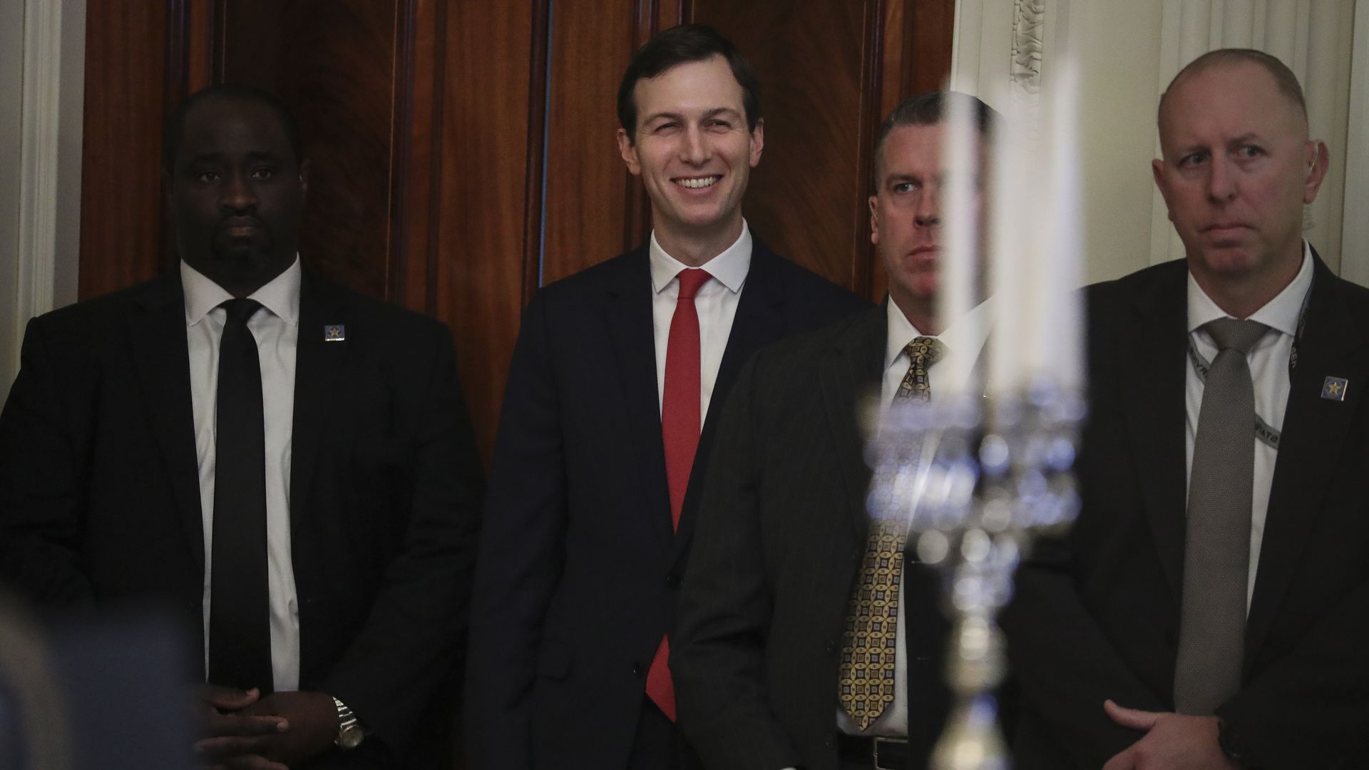 Jared Kushner grinning. 