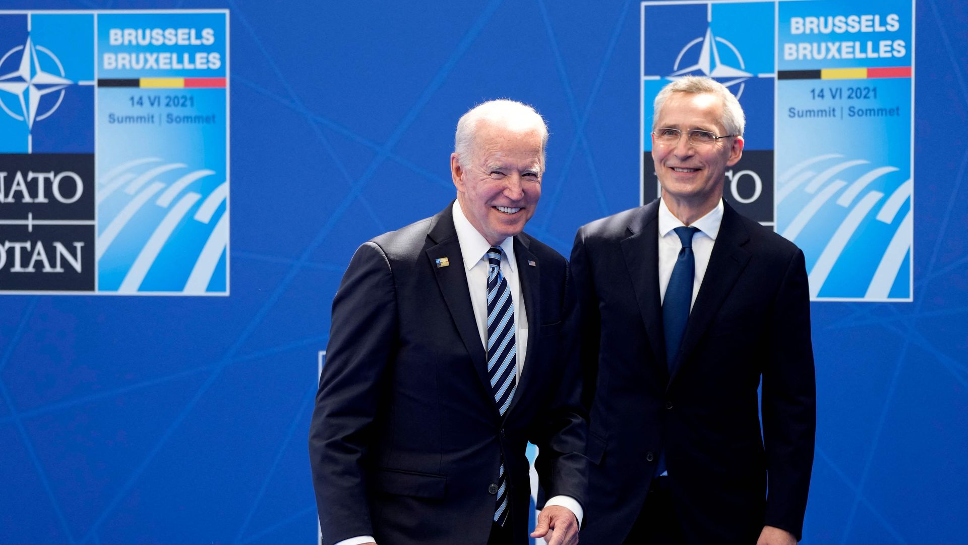 Biden and Jens Stoltenberg