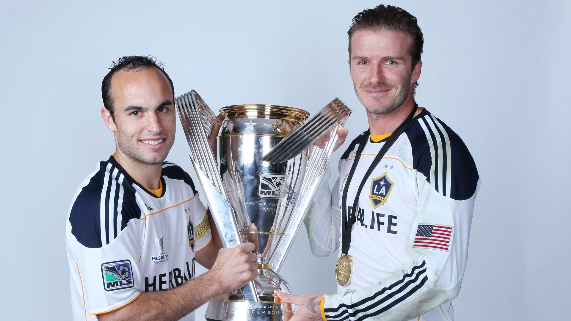 Landon Donovan and David Beckham