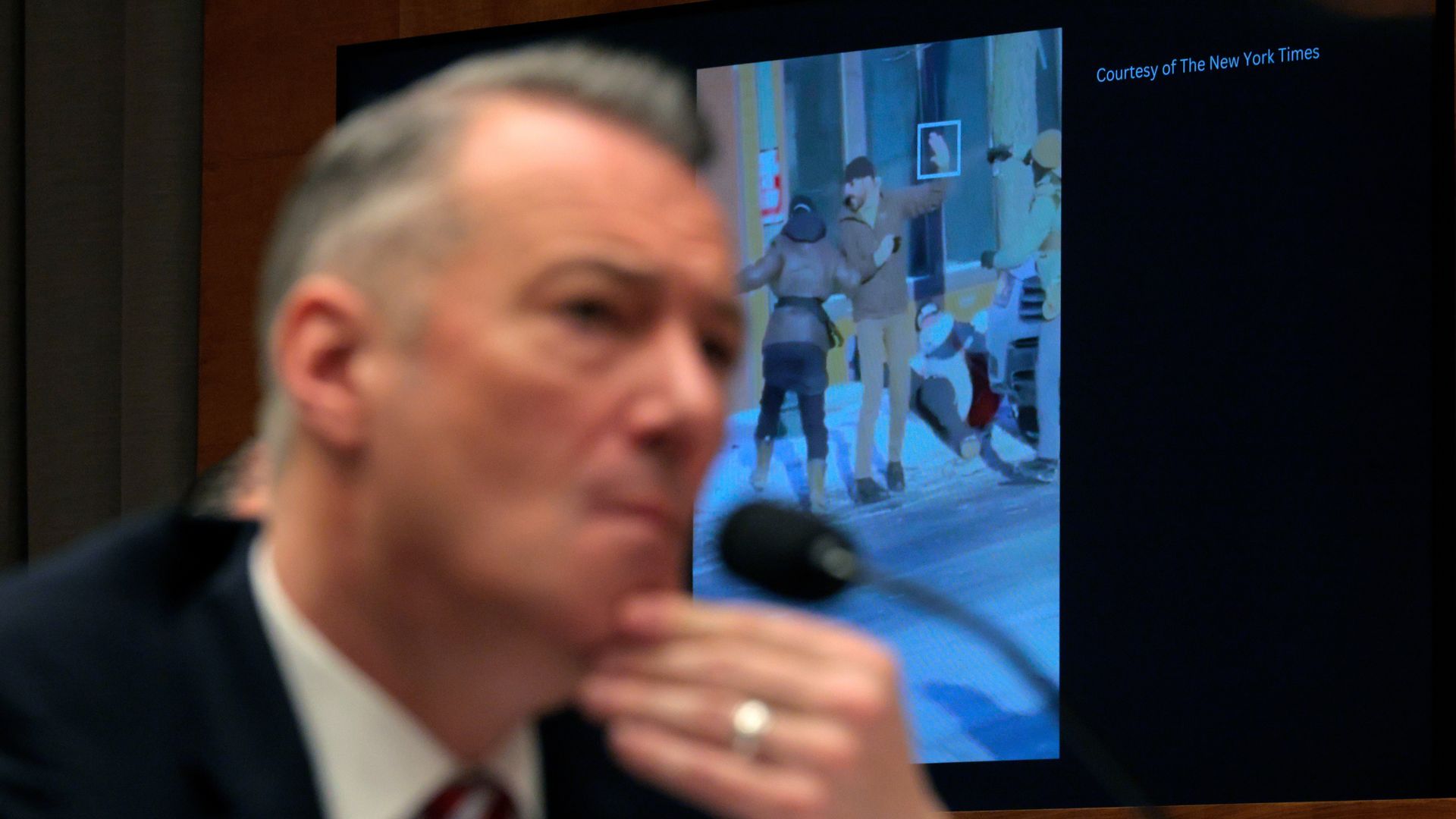 Acting ICE Director Todd Lyons is questioned about the killing of Alex Pretti in Minneapolis and the video of the incident in the U.S. Senate.