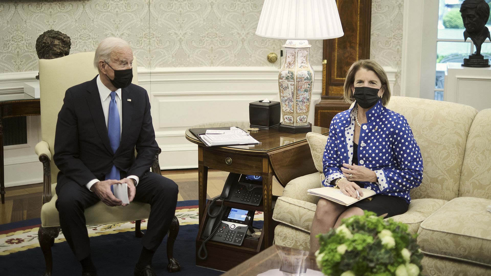 Picture of joe Biden and Shelley Capito