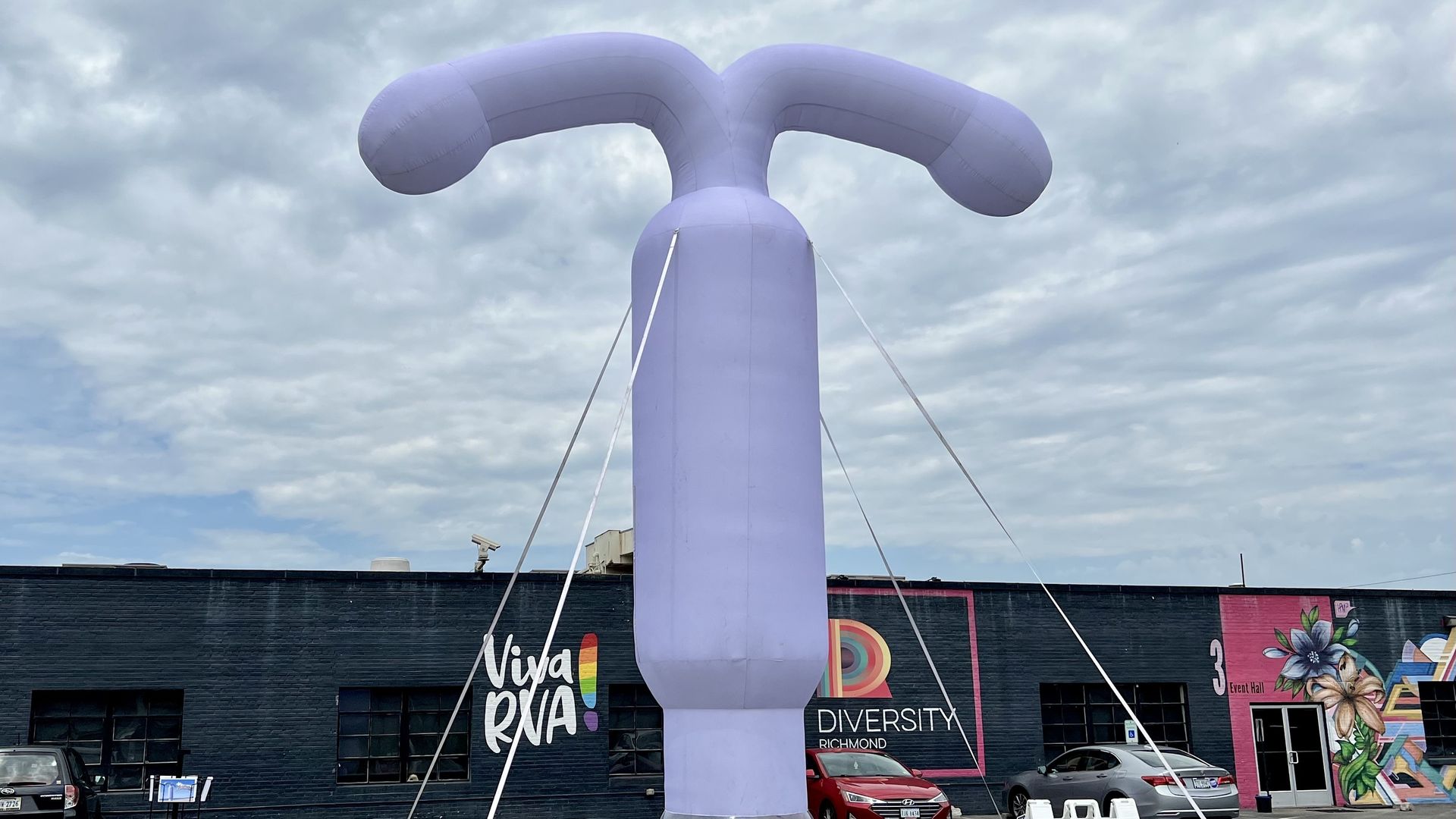 Why a giant inflatable IUD named Freeda was in Richmond - Axios Richmond